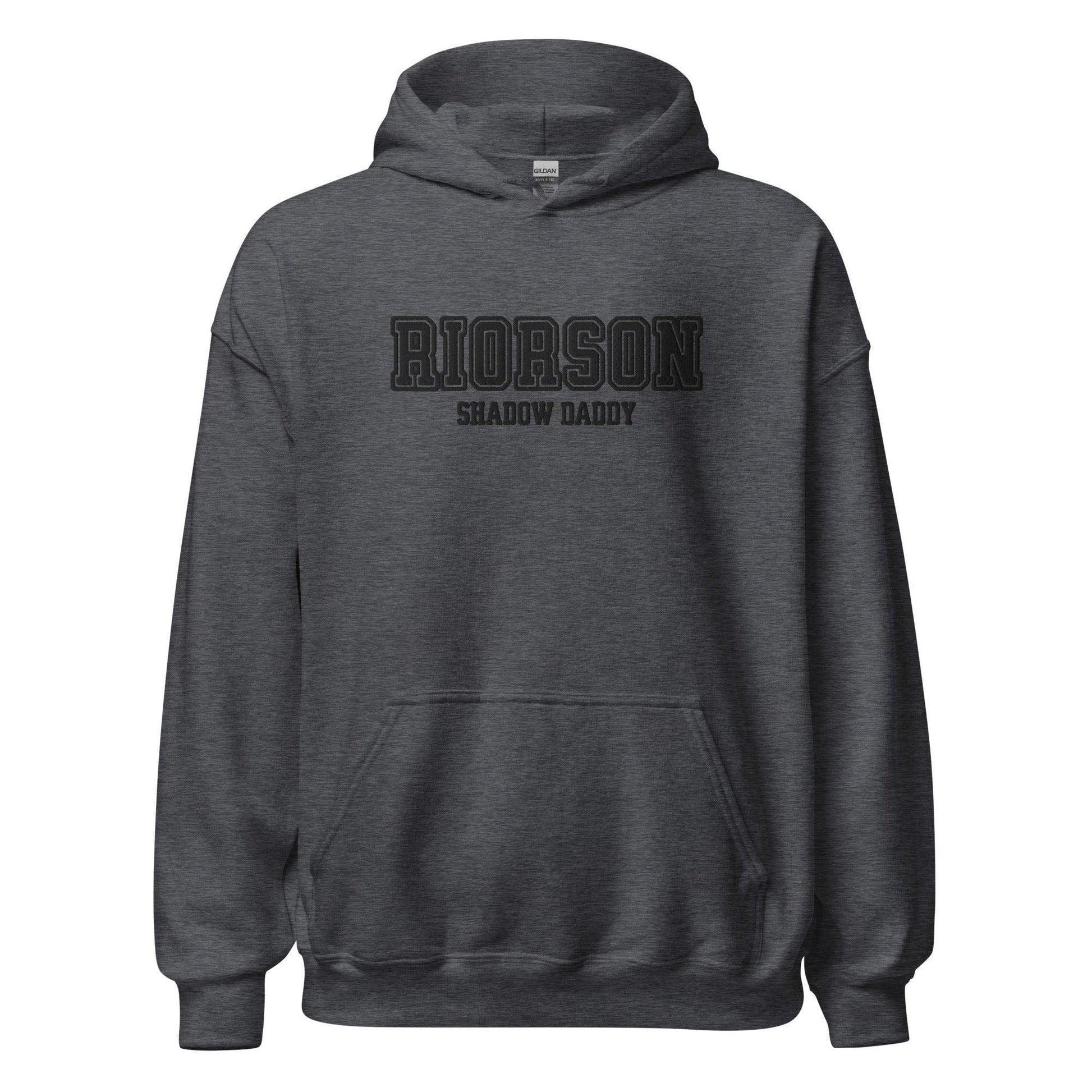 Xaden Riorson Shadow Daddy Embroidered Hoodie - The Bean Workshop - embroidered, fourth wing, hoodie, rebecca yarros, xaden riorson