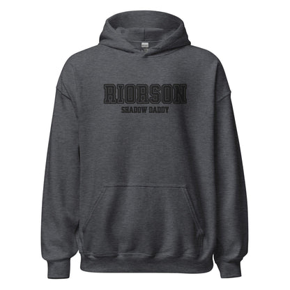 Xaden Riorson Shadow Daddy Embroidered Hoodie - The Bean Workshop - embroidered, fourth wing, hoodie, rebecca yarros, xaden riorson