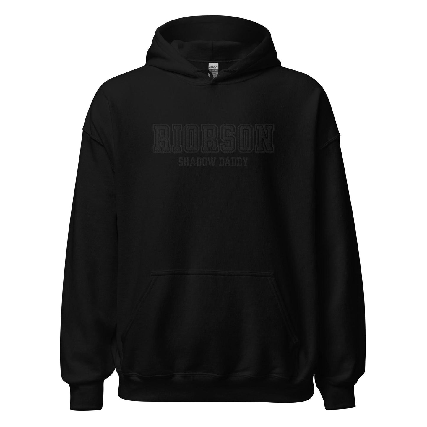 Xaden Riorson Shadow Daddy Embroidered Hoodie - The Bean Workshop - embroidered, fourth wing, hoodie, rebecca yarros, xaden riorson
