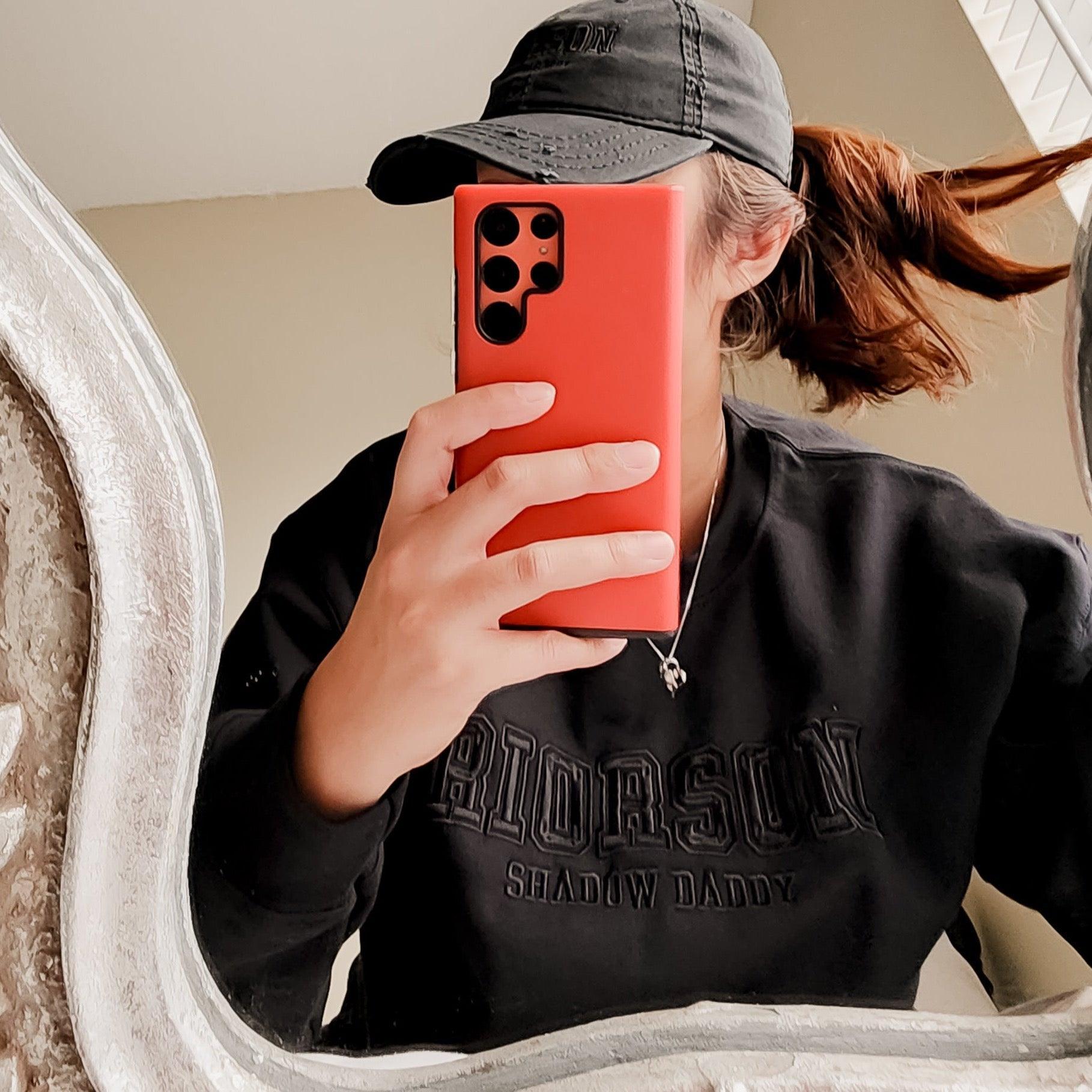 Xaden Riorson Shadow Daddy Embroidered Sweatshirt - The Bean Workshop - embroidered, fourth wing, rebecca yarros, sweatshirt, xaden riorson