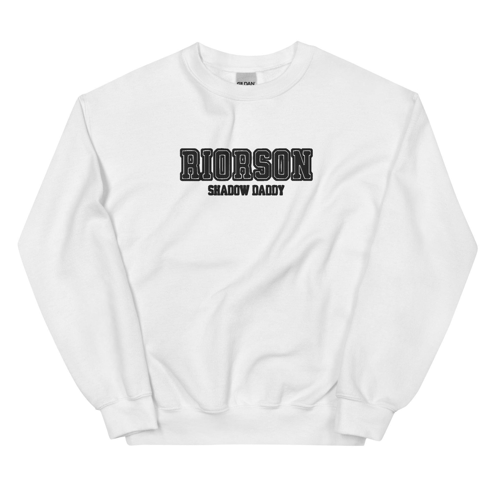 Xaden Riorson Shadow Daddy Embroidered Sweatshirt - The Bean Workshop - embroidered, fourth wing, rebecca yarros, sweatshirt, xaden riorson