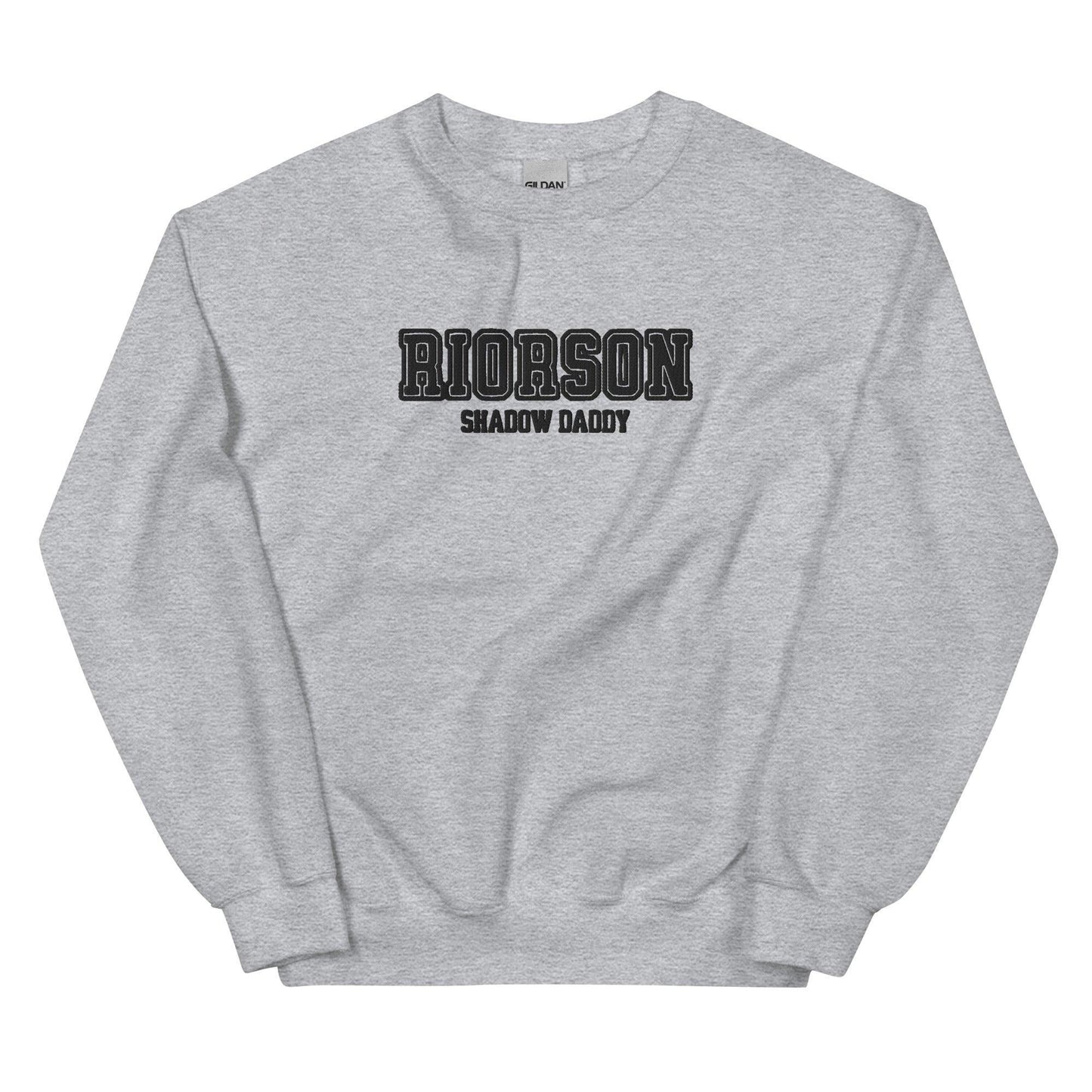 Xaden Riorson Shadow Daddy Embroidered Sweatshirt - The Bean Workshop - embroidered, fourth wing, rebecca yarros, sweatshirt, xaden riorson