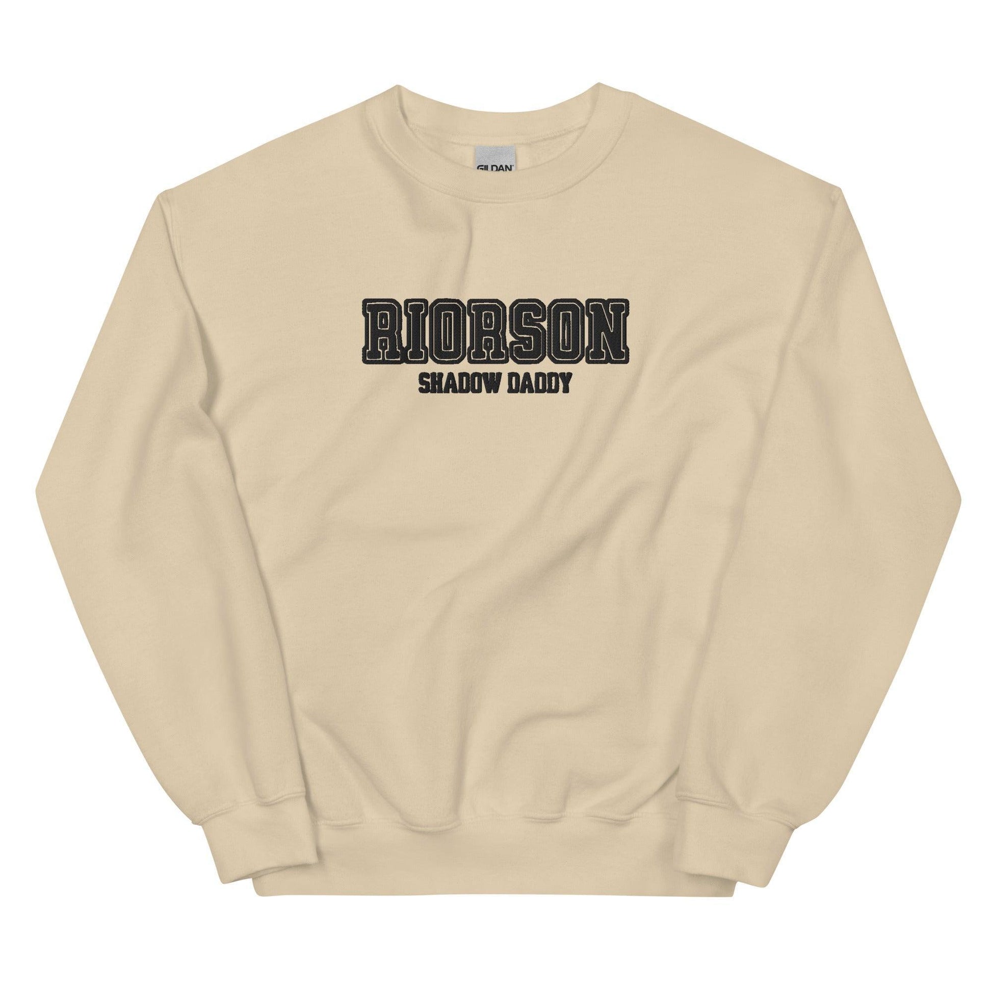Xaden Riorson Shadow Daddy Embroidered Sweatshirt - The Bean Workshop - embroidered, fourth wing, rebecca yarros, sweatshirt, xaden riorson
