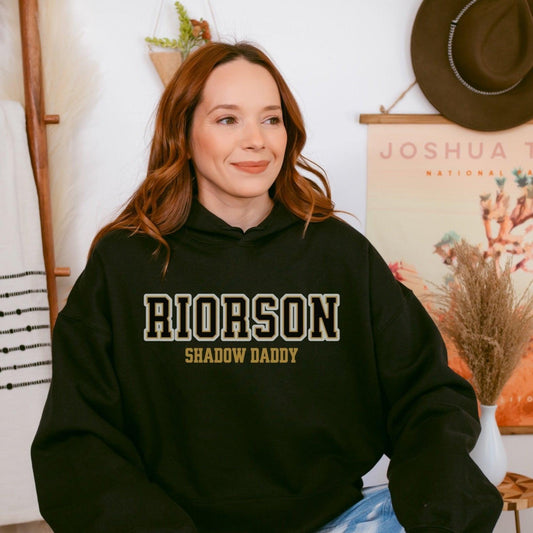 Xaden Riorson Shadow Daddy Hoodie - The Bean Workshop - fourth wing, hoodie, rebecca yarros, xaden riorson