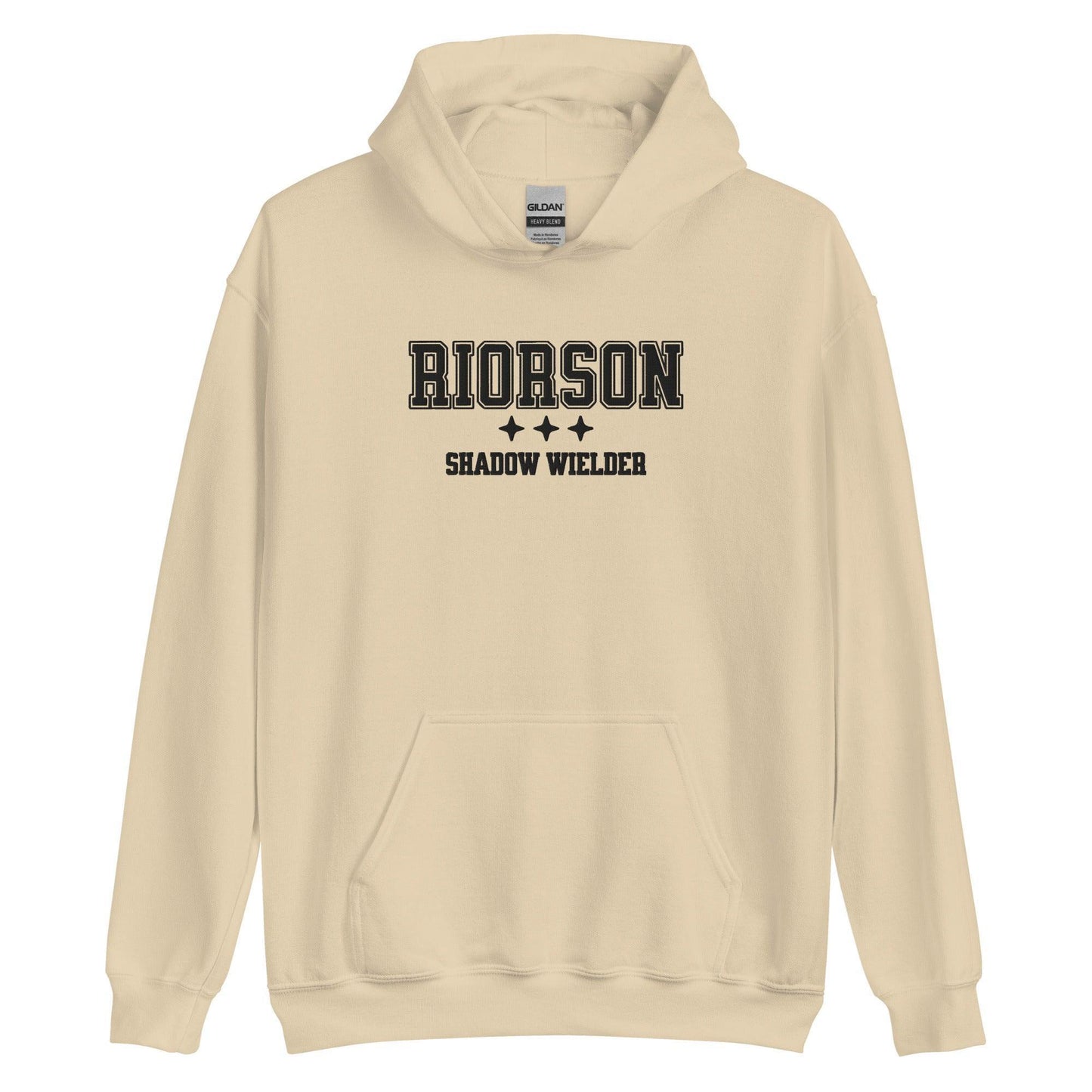 Xaden Riorson Shadow Wielder Embroidered Hoodie - The Bean Workshop - embroidered, fourth wing, hoodie, rebecca yarros, xaden riorson