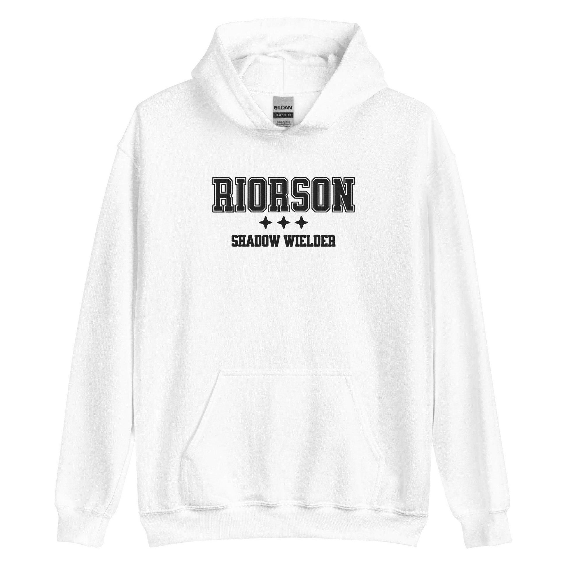 Xaden Riorson Shadow Wielder Embroidered Hoodie - The Bean Workshop - embroidered, fourth wing, hoodie, rebecca yarros, xaden riorson