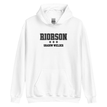 Xaden Riorson Shadow Wielder Embroidered Hoodie - The Bean Workshop - embroidered, fourth wing, hoodie, rebecca yarros, xaden riorson