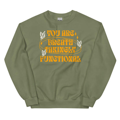 You Are Breathtakingly Functional Tissanah Sweatshirt - The Bean Workshop - carissa broadbent, daughter of no worlds, sweatshirt