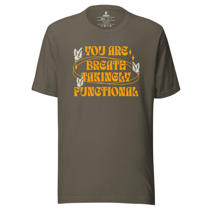 You Are Breathtakingly Functional Tissanah T-Shirt - The Bean Workshop - carissa broadbent, daughter of no worlds, t-shirt