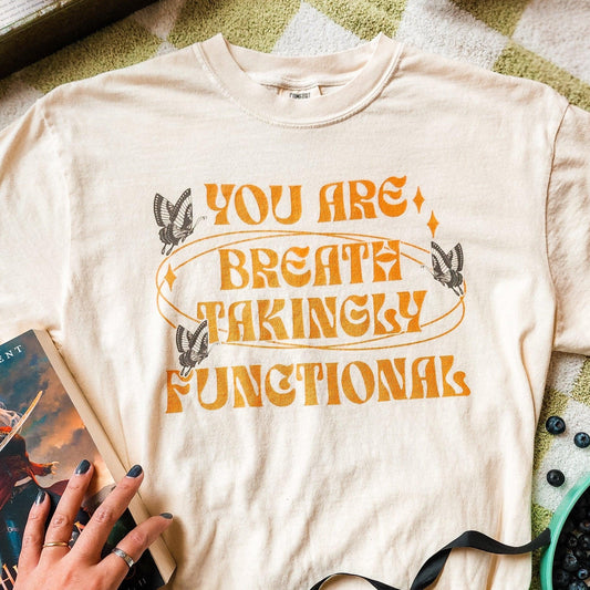 You Are Breathtakingly Functional Tissanah Tee Shirt - The Bean Workshop - box tee, carissa broadbent, daughter of no worlds