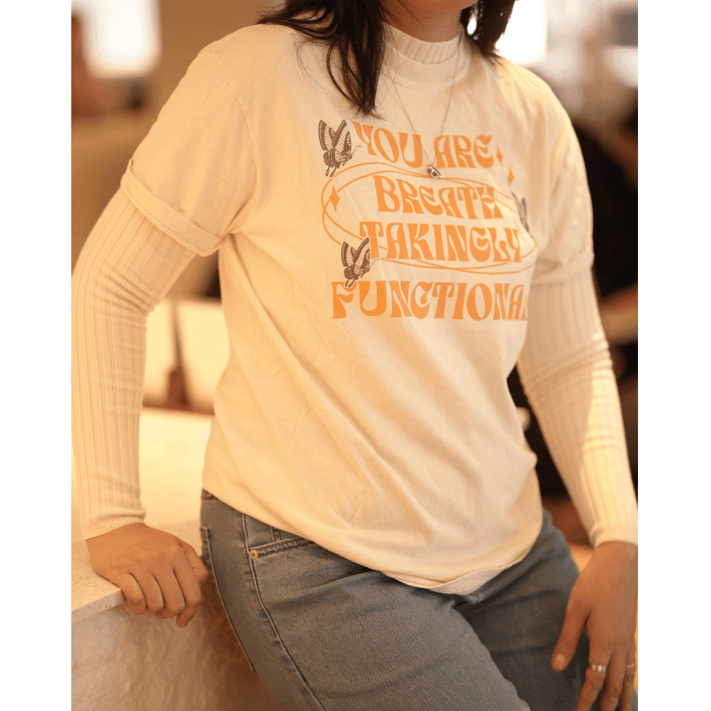 You Are Breathtakingly Functional Tissanah Tee Shirt - The Bean Workshop - box tee, carissa broadbent, daughter of no worlds