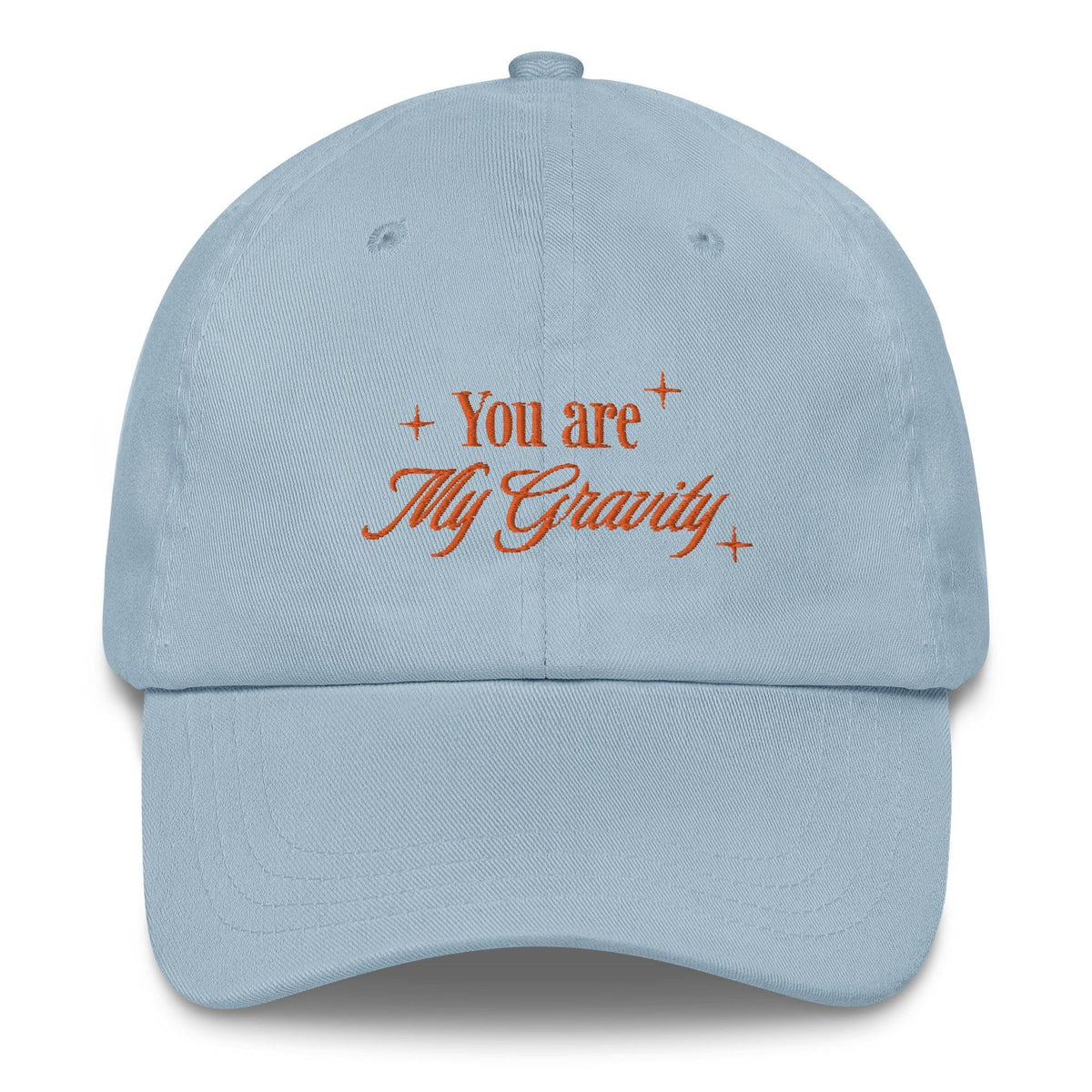 You Are My Gravity Violet and Xaden Embroidered Dad Hat - The Bean Workshop - embroidered, fourth wing, hat, rebecca yarros, violet sorrengail, xaden riorson