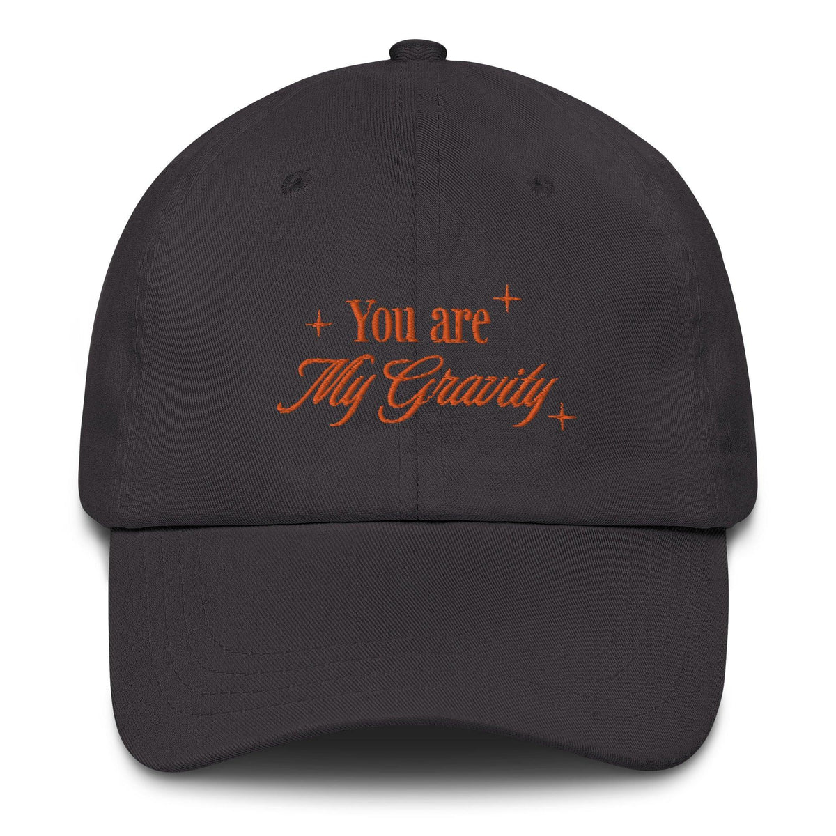 You Are My Gravity Violet and Xaden Embroidered Dad Hat - The Bean Workshop - embroidered, fourth wing, hat, rebecca yarros, violet sorrengail, xaden riorson