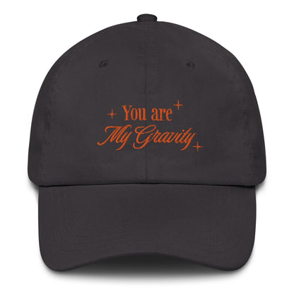 You Are My Gravity Violet and Xaden Embroidered Dad Hat - The Bean Workshop - embroidered, fourth wing, hat, rebecca yarros, violet sorrengail, xaden riorson