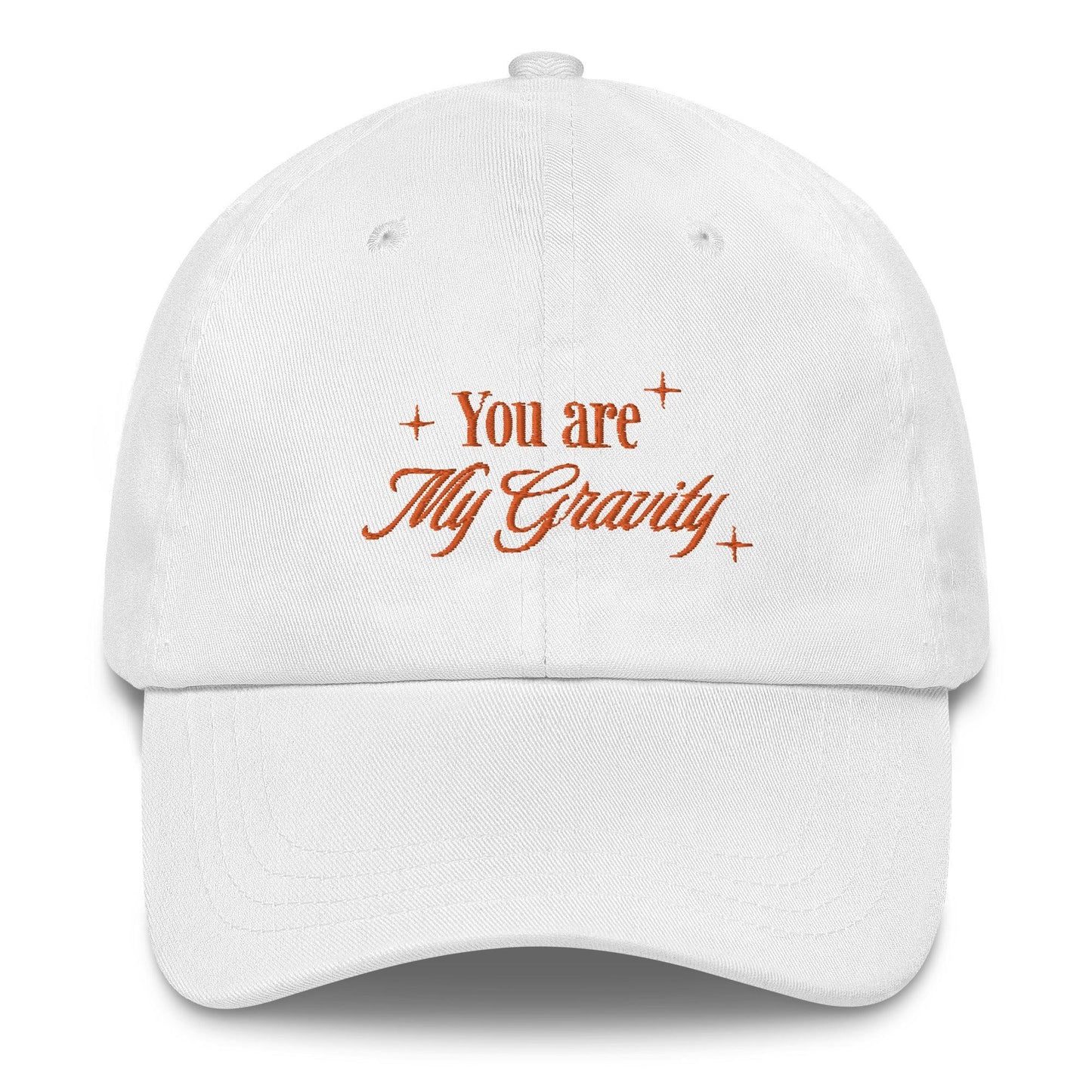 You Are My Gravity Violet and Xaden Embroidered Hat - The Bean Workshop - embroidered, fourth wing, hat, rebecca yarros, violet sorrengail, xaden riorson