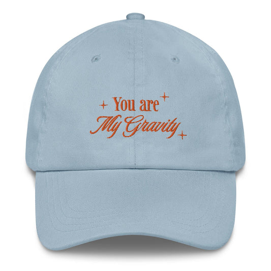 You Are My Gravity Violet and Xaden Embroidered Hat - The Bean Workshop - embroidered, fourth wing, hat, rebecca yarros, violet sorrengail, xaden riorson