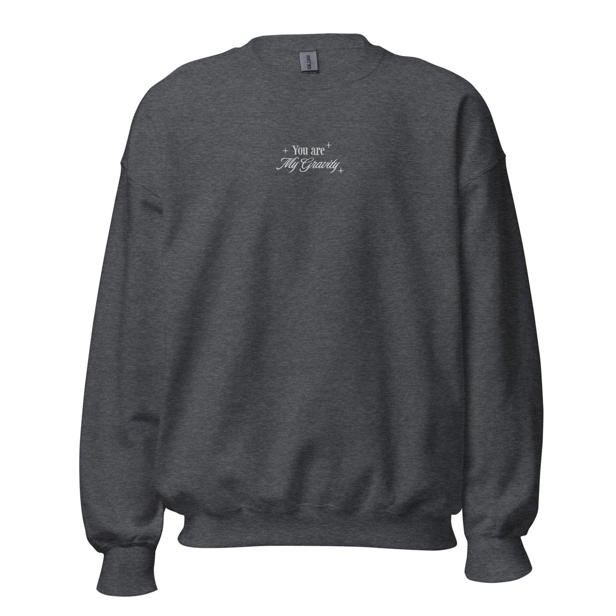 You Are My Gravity Violet and Xaden Embroidered Sweatshirt - The Bean Workshop - embroidered, fourth wing, rebecca yarros, sweatshirt, violet sorrengail, xaden riorson