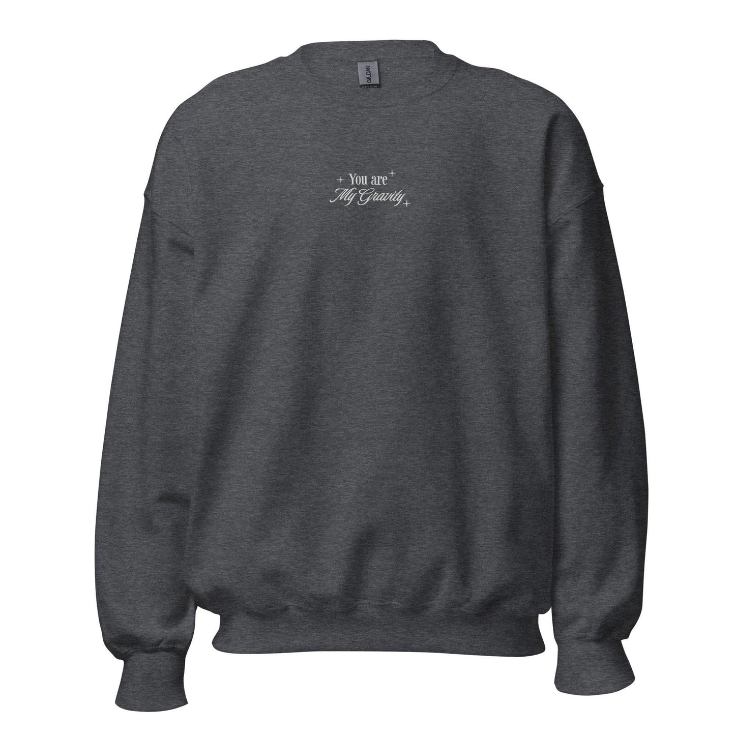 You Are My Gravity Violet and Xaden Embroidered Sweatshirt - The Bean Workshop - embroidered, fourth wing, rebecca yarros, sweatshirt, violet sorrengail, xaden riorson