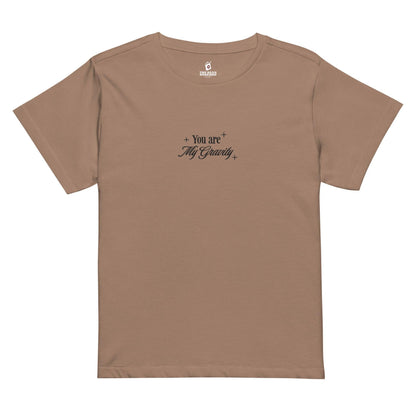 You Are My Gravity Violet and Xaden Embroidered Tee Shirt - The Bean Workshop - embroidered, fourth wing, rebecca yarros, t-shirt, violet sorrengail, xaden riorson