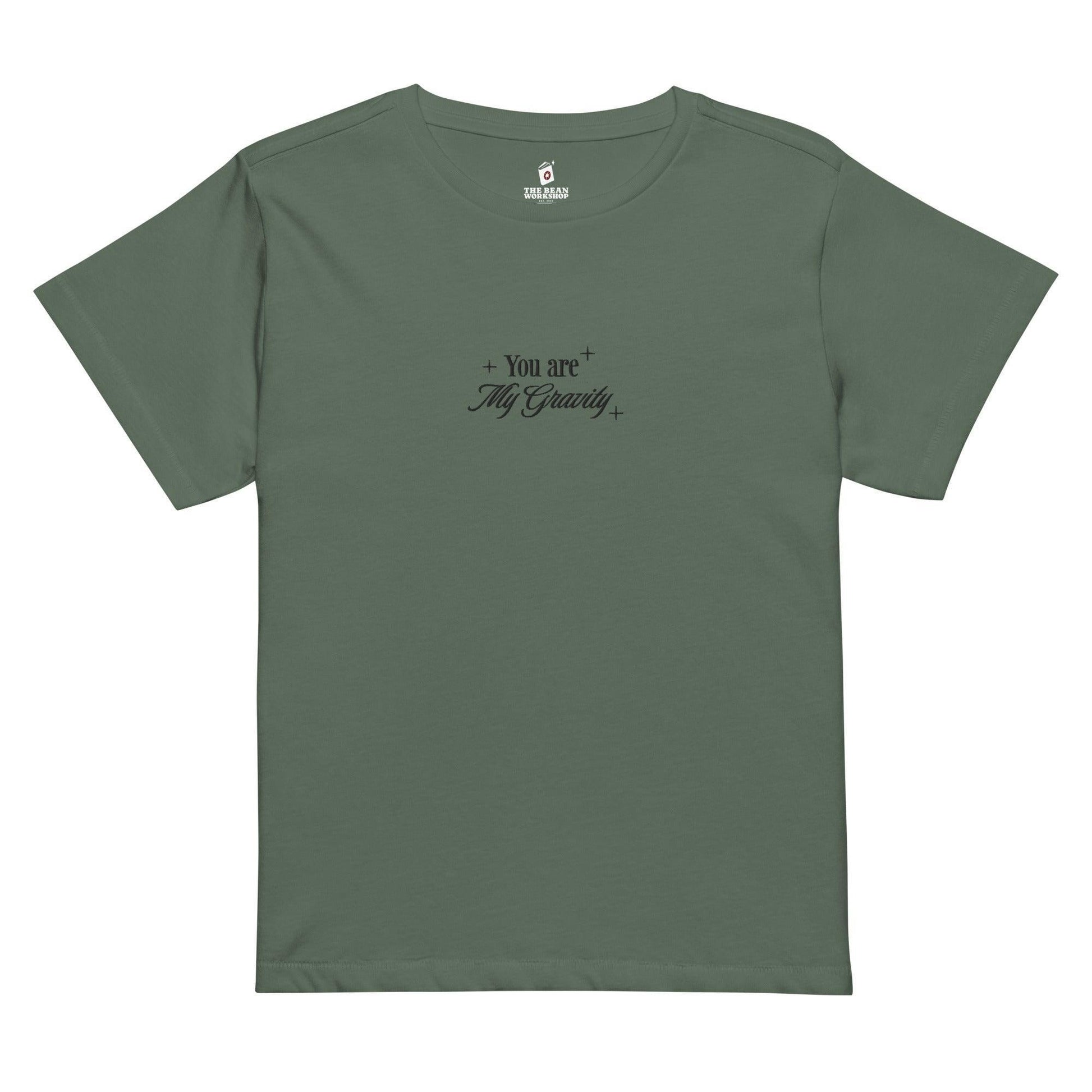 You Are My Gravity Violet and Xaden Embroidered Tee Shirt - The Bean Workshop - embroidered, fourth wing, rebecca yarros, t-shirt, violet sorrengail, xaden riorson