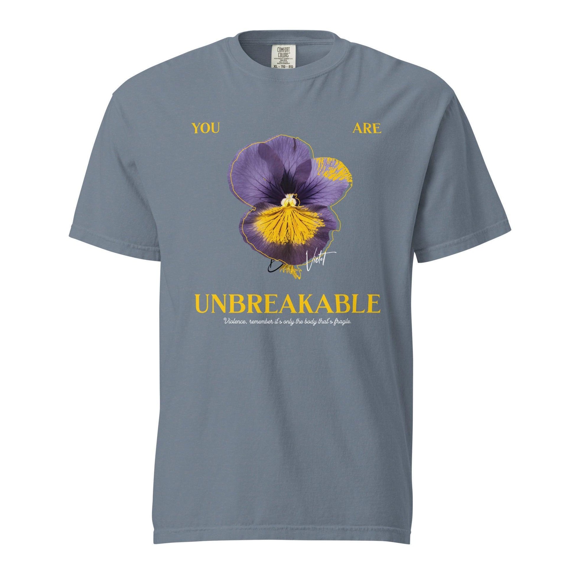 You Are Unbreakable Xaden and Violet Tee Shirt - The Bean Workshop - box tee, fourth wing, rebecca yarros, violet sorrengail, xaden riorson