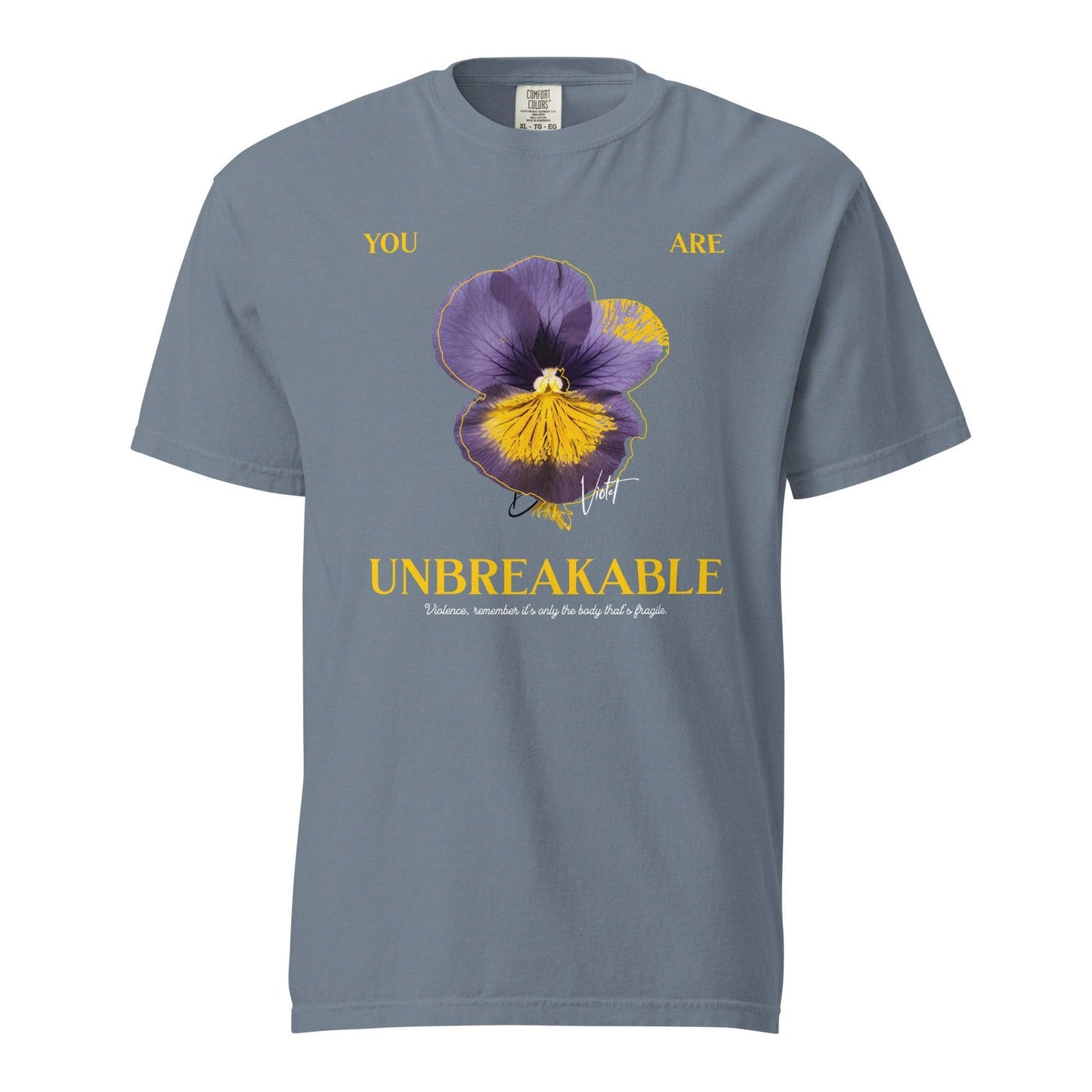 You Are Unbreakable Xaden and Violet Tee Shirt - The Bean Workshop - box tee, fourth wing, rebecca yarros, violet sorrengail, xaden riorson