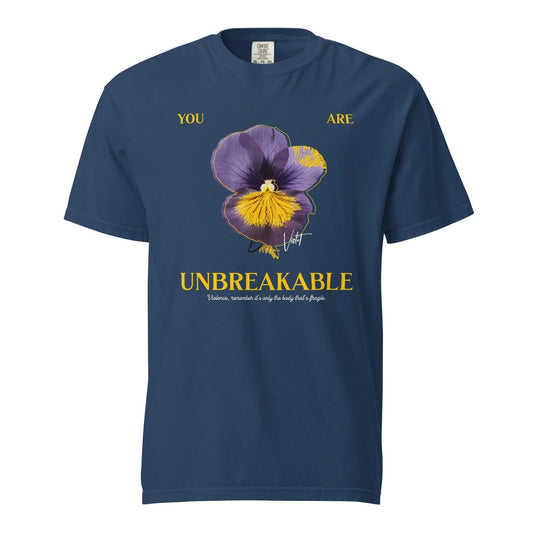 You Are Unbreakable Xaden and Violet Tee Shirt - The Bean Workshop - box tee, fourth wing, rebecca yarros, violet sorrengail, xaden riorson