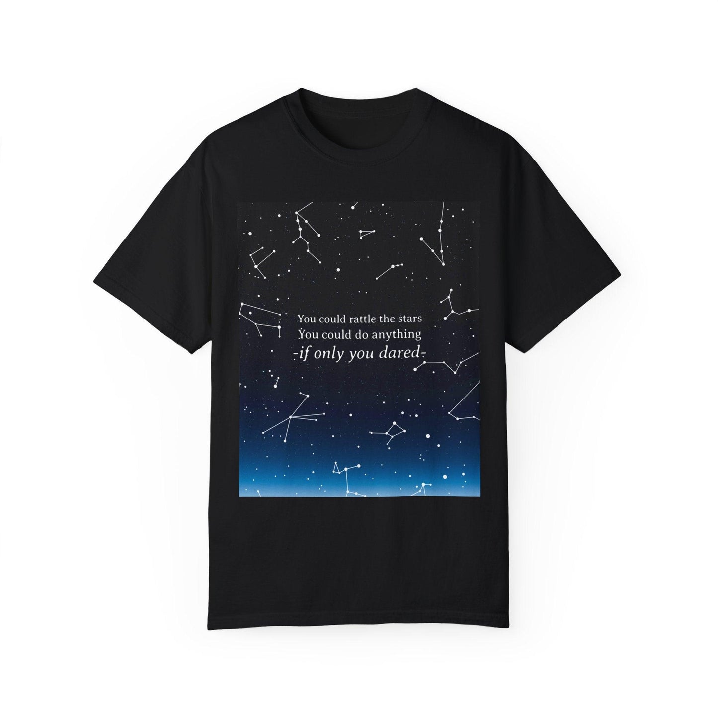 You Could Rattle The Stars Tee Shirt - The Bean Workshop - box tee, sarah j. maas, tog