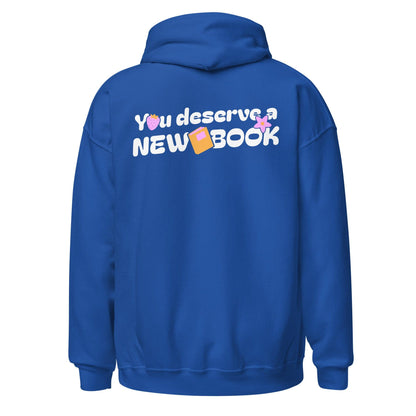 You Deserved A New Book Hoodie - The Bean Workshop - book buying, book design, book hoodie, book justification, book lover gift, bookaholic hoodie, bookworm gift, funny hoodie, read everyday, reading hoodie, Short n' Sweet Collection
