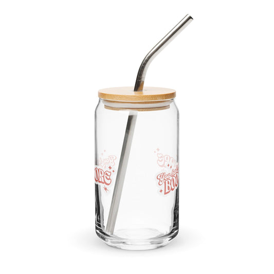 You Had Me At Bookstore Can-Shaped Glass Mug - The Bean Workshop - Bookish Accesories, Can-shaped glass, Glass, Glass mug, read everyday, valentine, Valentine's Day Picks, You had me at Bookstore