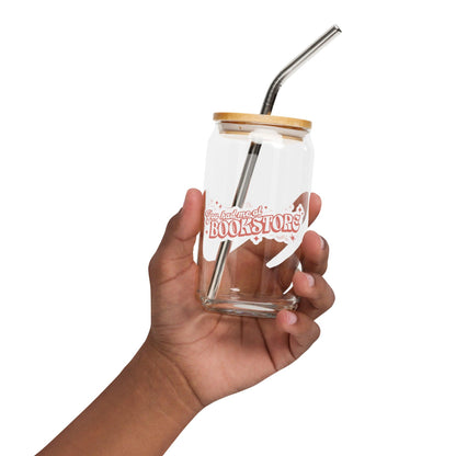 You Had Me At Bookstore Can-Shaped Glass Mug - The Bean Workshop - Bookish Accesories, Can-shaped glass, Glass, Glass mug, read everyday, valentine, Valentine's Day Picks, You had me at Bookstore