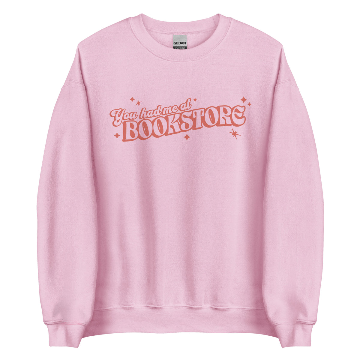 You Had Me At Bookstore Sweatshirt - The Bean Workshop - Bookish Apparel, read everyday, sweater, sweatshirt, valentine, Valentine's Day Picks, You had me at Bookstore